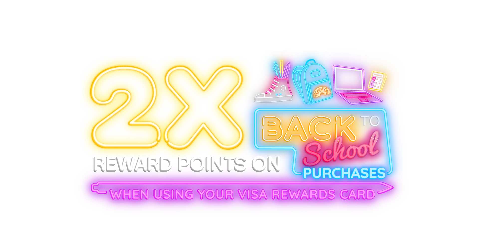 2x Rewards Points on Back to School Purchases