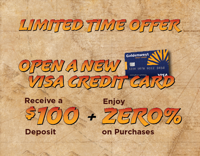 Receive $25 when you open a Visa Basic Credit Card OR receive $25 plus an additional 2,500 bonus points when you open a Aggie Credit Card or USU Rewards Card.*