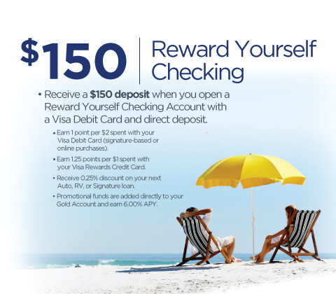 Reward Yourself Checking Offer
