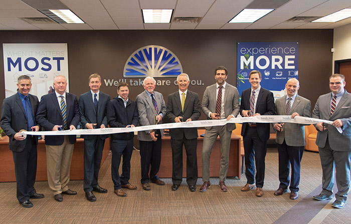 Sandy Branch ribbon cutting