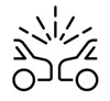 Auto Rental Collision Damage Waiver Icon