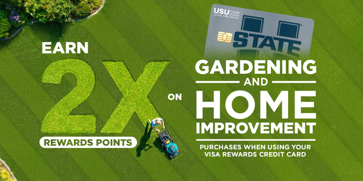 2x points on home and garden purchases