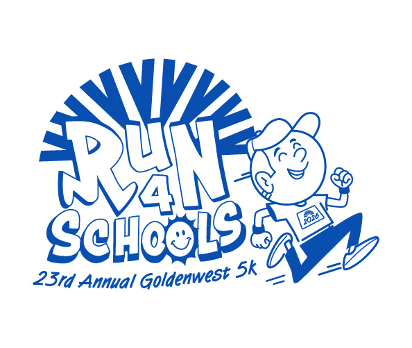 Goldenwest 5K Run for Schools logo