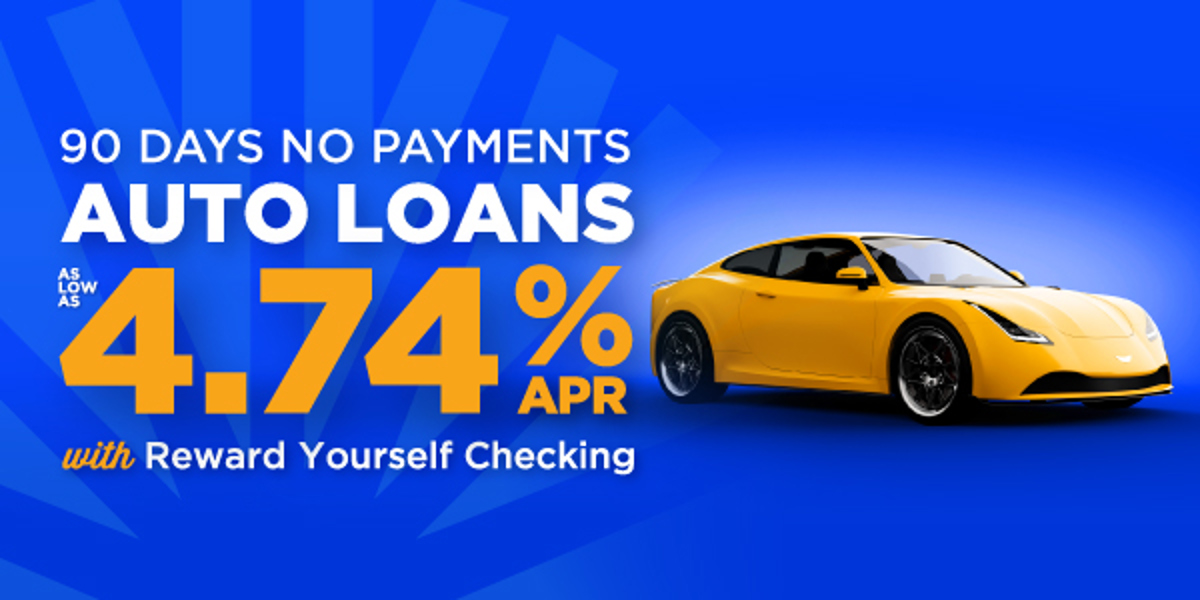 90 Days No Payment offer for Auto Loans