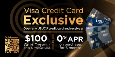 new Visa offer - $100 deposit, 0% interest on purchases