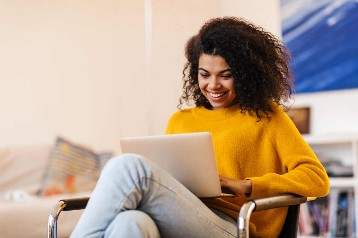 Woman on laptop