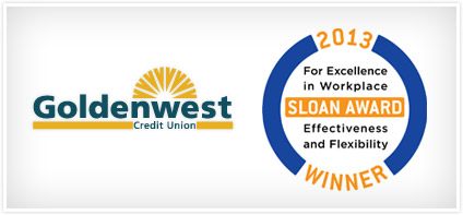Goldenwest Receives prestigious Alfred P. Sloan Award for Excellence in Workplace Effectiveness and Flexibility